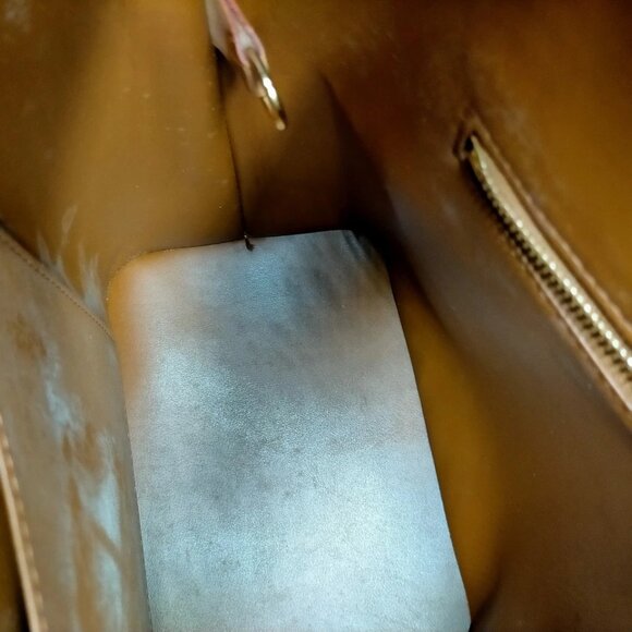 Louis Vuitton LV Hand Bag Houston Brown Vernis 360-053025 - Picture 10 of 13